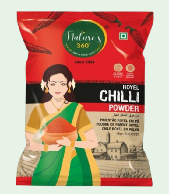 NATURE'S 360°ROYAL CHILLI POWDER 1kg