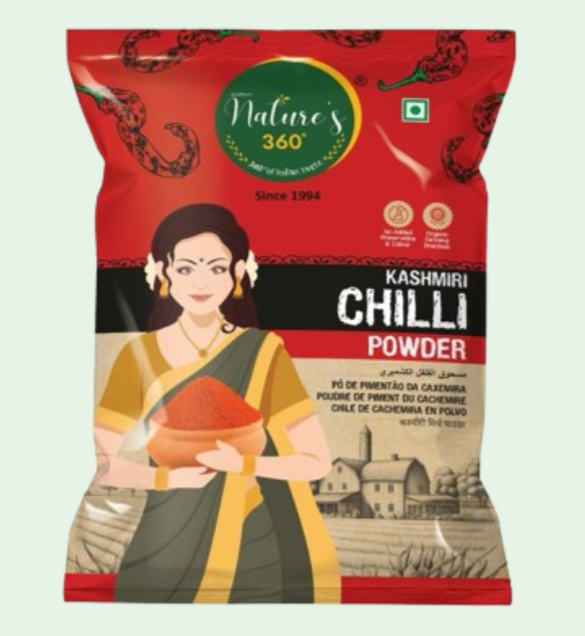 NATURE'S 360°KASHMIRI CHILI POWDER 1kg